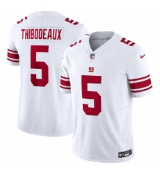 Men's New York Giants #5 Kayvon Thibodeaux Nike White Vapor F.U.S.E. Limited Jersey