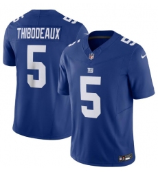 Men's New York Giants #5 Kayvon Thibodeaux Royal Vapor F.U.S.E. Limited Jersey 