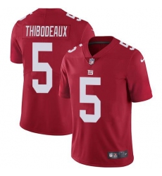 Men's Nike New York Giants #5 Kayvon Thibodeaux Red Alternate Stitched NFL Vapor Untouchable Limited Jersey