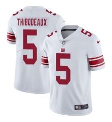 Men's Nike New York Giants #5 Kayvon Thibodeaux White Stitched NFL Vapor Untouchable Limited Jersey