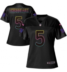 Women's Nike New York Giants #5 Kayvon Thibodeaux Black NFL Fashion Game Jersey