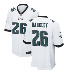 Unisex Philadelphia Eagles 26 Saquon Barkley white Vapor Untouchable Limited Stitched Football Jersey