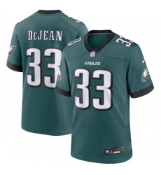 Unisex Philadelphia Eagles #33 Cooper DeJean Nike Green Game Jersey