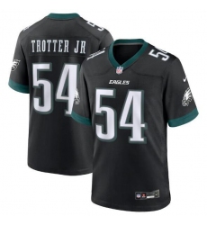 Unisex Philadelphia Eagles #54 Jeremiah Trotter Jr. Nike Black Alternate Game Jersey