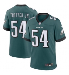 Unisex Philadelphia Eagles #54 Jeremiah Trotter Jr. Nike Green Game Jersey