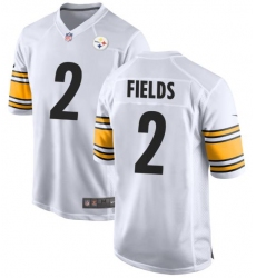 Unisex Pittsburgh Steelers #2 Justin Fields White Vapor Untouchable Limited Stitched Jersey