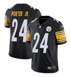 Men's Nike Pittsburgh Steelers #24 Joey Porter Jr. Black Team Color Stitched NFL Vapor Untouchable Limited Jersey