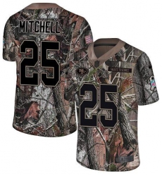 Men's Nike San Francisco 49ers #25 Elijah Mitchell Camo Stitched NFL Limited Rush Realtree Jersey