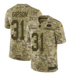 Men's Nike San Francisco 49ers #31 Tashaun Gipson Camo Stitched NFL Limited 2018 Salute To Service Jersey