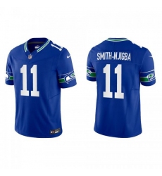 Men's Jaxon Smith-Njigba Seattle Seahawks Royal Throwback Vapor F.U.S.E. Limited Jersey