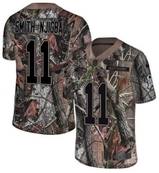 Men's Nike Seattle Seahawks #11 Jaxon Smith-Njigba Camo Stitched NFL Limited Rush Realtree Jersey