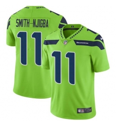 Men's Nike Seattle Seahawks #11 Jaxon Smith-Njigba Green Stitched NFL Limited Rush Jersey