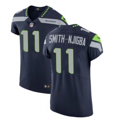 Men's Nike Seattle Seahawks #11 Jaxon Smith-Njigba Steel Blue Team Color Stitched NFL Vapor Untouchable Elite Jersey