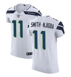 Men's Nike Seattle Seahawks #11 Jaxon Smith-Njigba White Stitched NFL New Elite Jersey