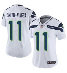 Women's Nike Seattle Seahawks #11 Jaxon Smith-Njigba White Stitched NFL Vapor Untouchable Limited Jersey