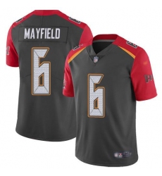 Men's Nike Tampa Bay Buccaneers #6 Baker Mayfield Gray Stitched NFL Limited Inverted Legend Jersey