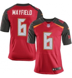 Men's Nike Tampa Bay Buccaneers #6 Baker Mayfield Red Team Color Stitched NFL Vapor Untouchable Elite Jersey