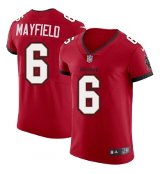 Men's Tampa Bay Buccaneers #6 Baker Mayfield Nike Red Vapor Elite Jersey