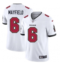 Men's Tampa Bay Buccaneers #6 Baker Mayfield Nike White Vapor Limited Jersey