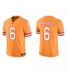 Men's Tampa Bay Buccaneers Baker Mayfield Orange Throwback Vapor F.U.S.E. Limited Jersey