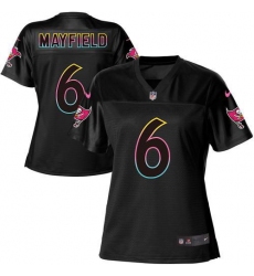 Women's Nike Tampa Bay Buccaneers #6 Baker Mayfield Black NFL Fashion Game Jersey