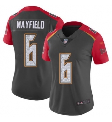 Women's Nike Tampa Bay Buccaneers #6 Baker Mayfield Gray Stitched NFL Limited Inverted Legend Jersey