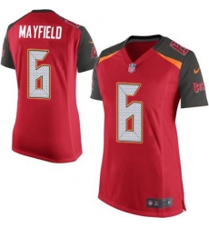 Women's Nike Tampa Bay Buccaneers #6 Baker Mayfield Red Team Color Stitched NFL Vapor Untouchable Elite Jersey