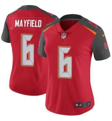 Women's Nike Tampa Bay Buccaneers #6 Baker Mayfield Red Team Color Stitched NFL Vapor Untouchable Limited Jersey