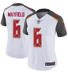 Women's Nike Tampa Bay Buccaneers #6 Baker Mayfield White Stitched NFL Vapor Untouchable Limited Jersey