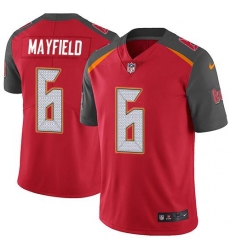 Youth Nike Tampa Bay Buccaneers #6 Baker Mayfield Red Team Color Stitched NFL Vapor Untouchable Limited Jersey