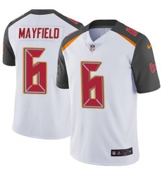 Youth Nike Tampa Bay Buccaneers #6 Baker Mayfield White Stitched NFL Vapor Untouchable Limited Jersey