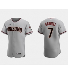 Arizona Diamondbacks #7 Corbin Carroll Gray Road Jersey 