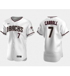 Arizona Diamondbacks #7 Corbin Carroll Home Jersey White