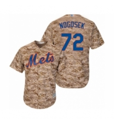 Men's New York Mets #72 Stephen Nogosek Authentic Camo Alternate Cool Base Baseball Player Jersey