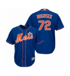 Youth New York Mets #72 Stephen Nogosek Authentic Royal Blue Alternate Home Cool Base Baseball Player Jersey